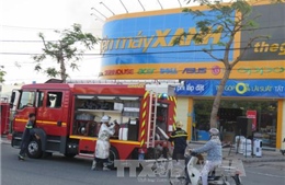 Đà Nẵng: Cháy kho chứa hàng của cửa hàng Điện máy Xanh